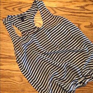 Gap racer back sheer bubble tank